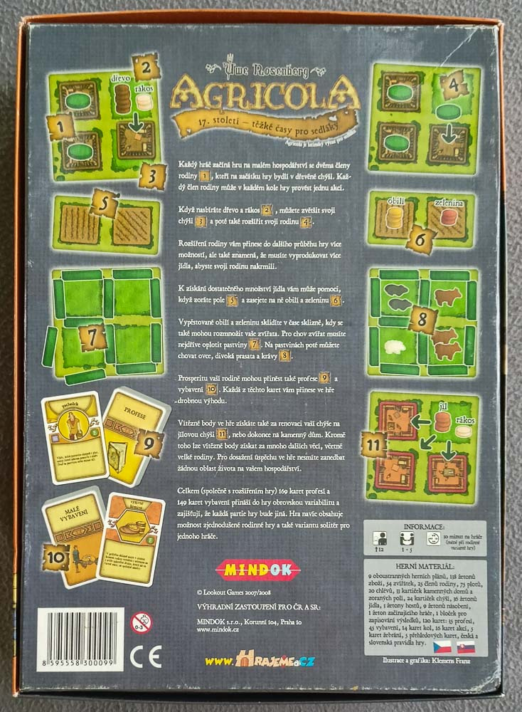 Spoločenská hra AGRICOLA - 2