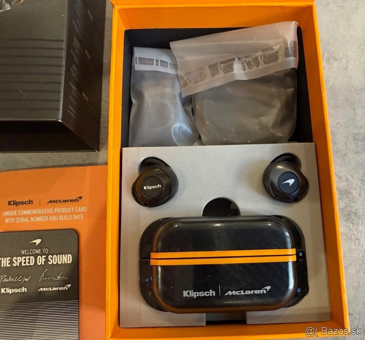 Predám Klipsch T5 II True Wireless Sport McLaren limited-top - 2