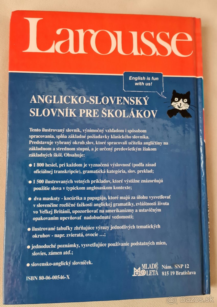 Larousse- anglicko slovenský slovník pre školákov - 2