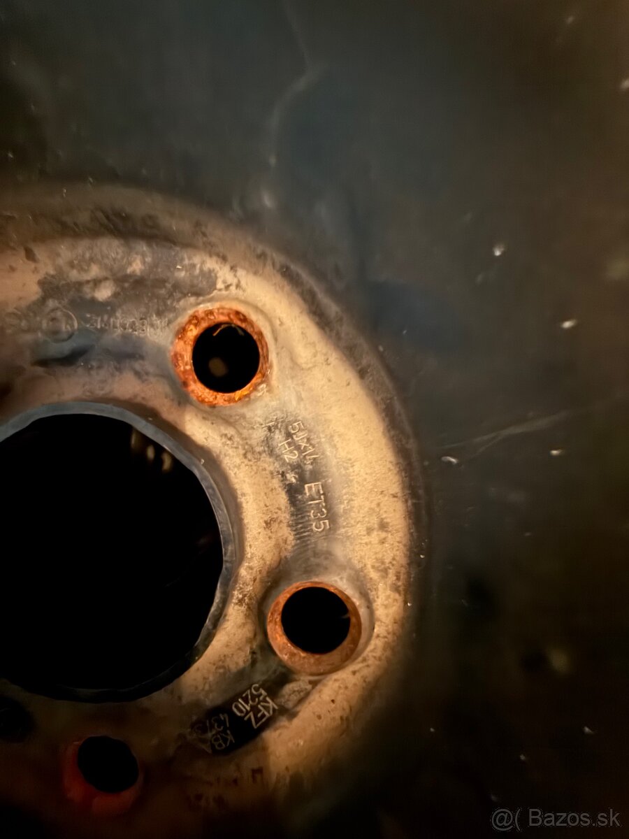 Plechové disky 5x100 R14 ET 35 5Jx14 H2 5x100 - 2