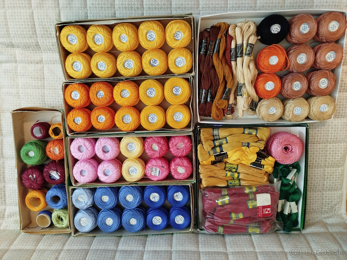 Bavlnky na vyšívenie 1 - 2