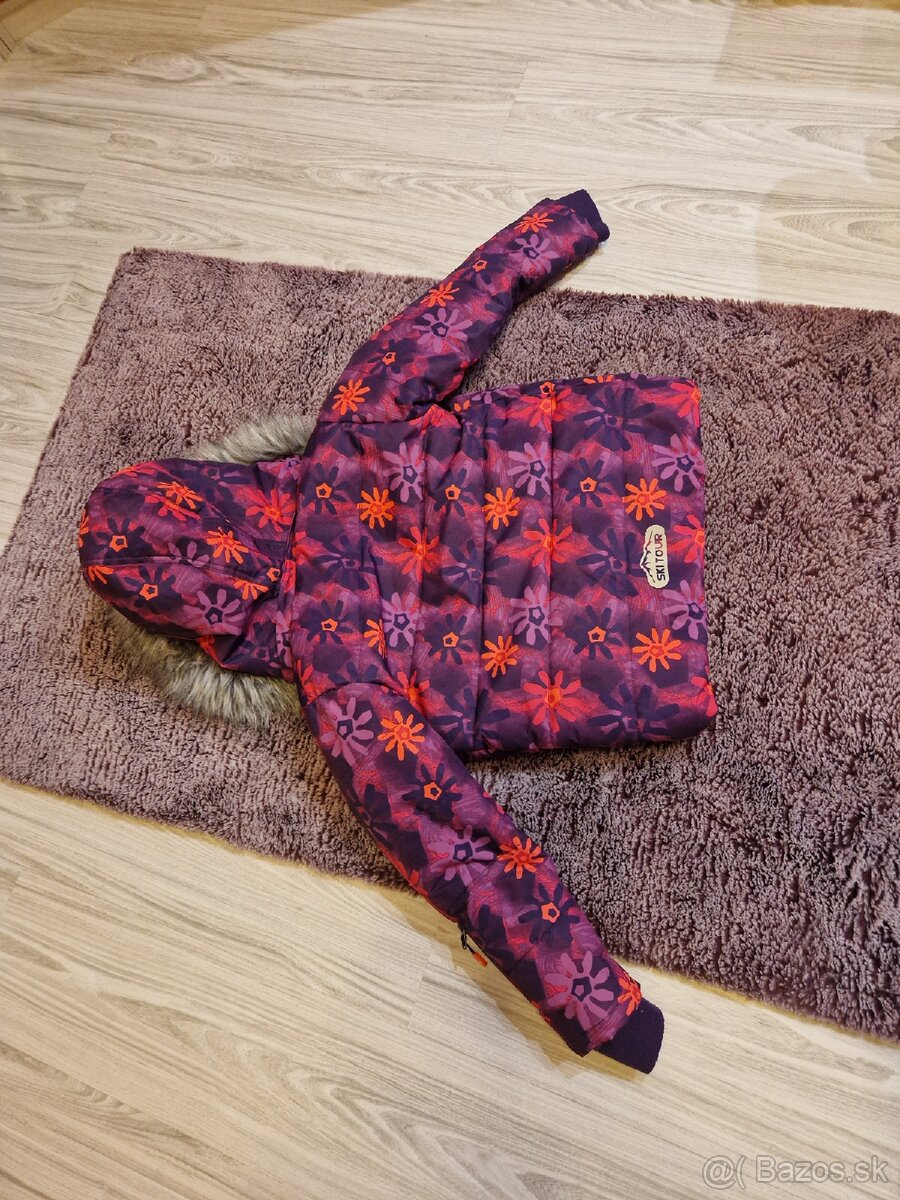 Dievčenská teplá zimná bunda 122 - 2