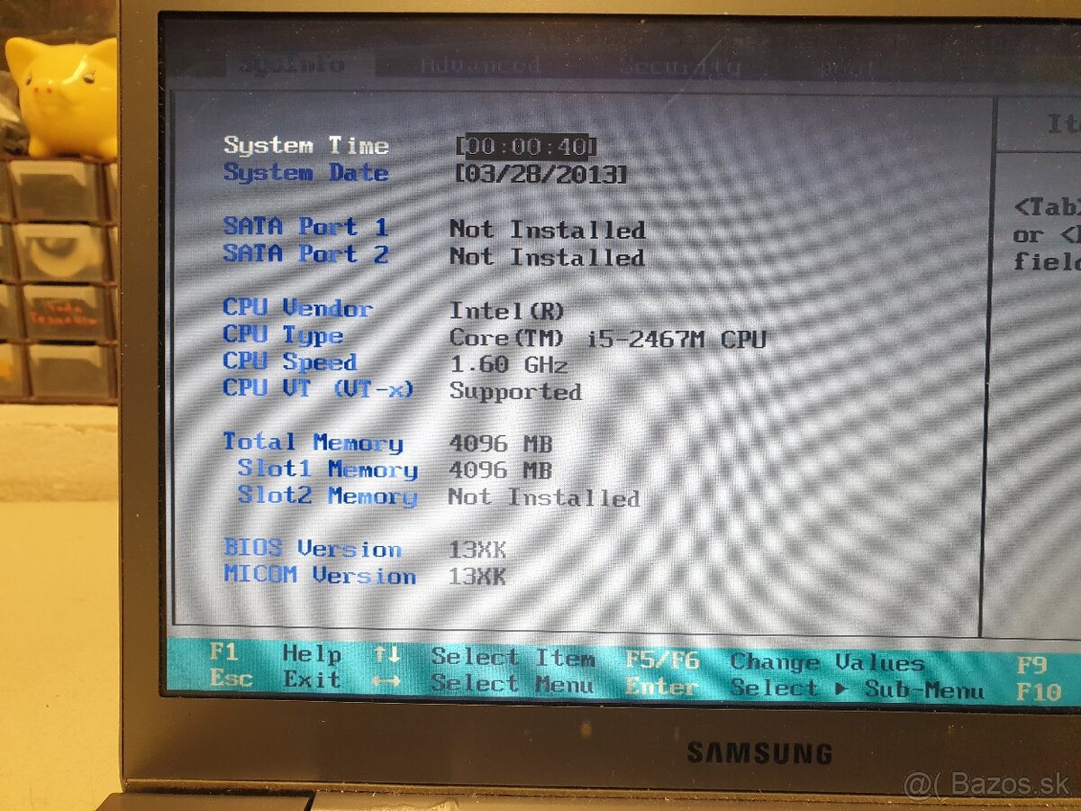 SAMSUNG 530U na diely - 2