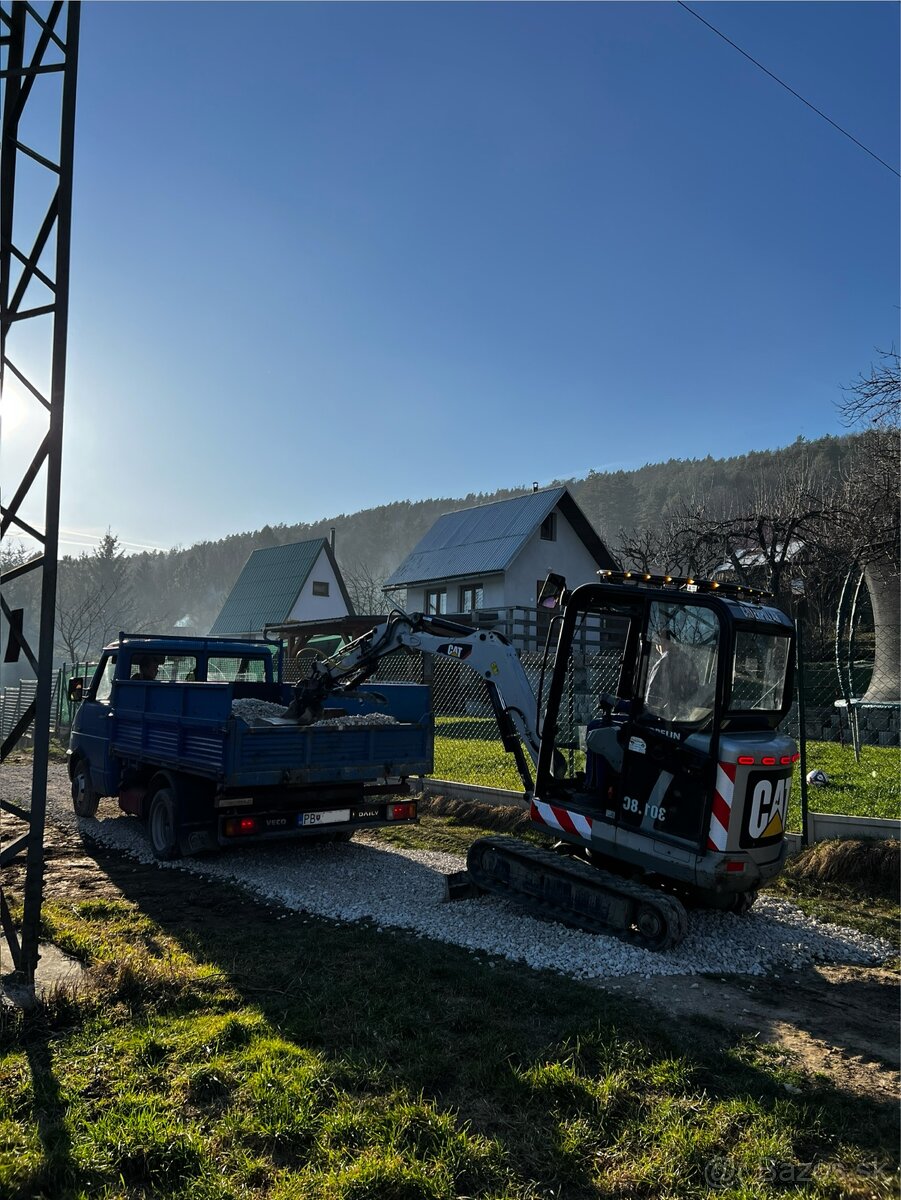 Zemné a výkopové práce - preprava materiálov PB/PU - 2