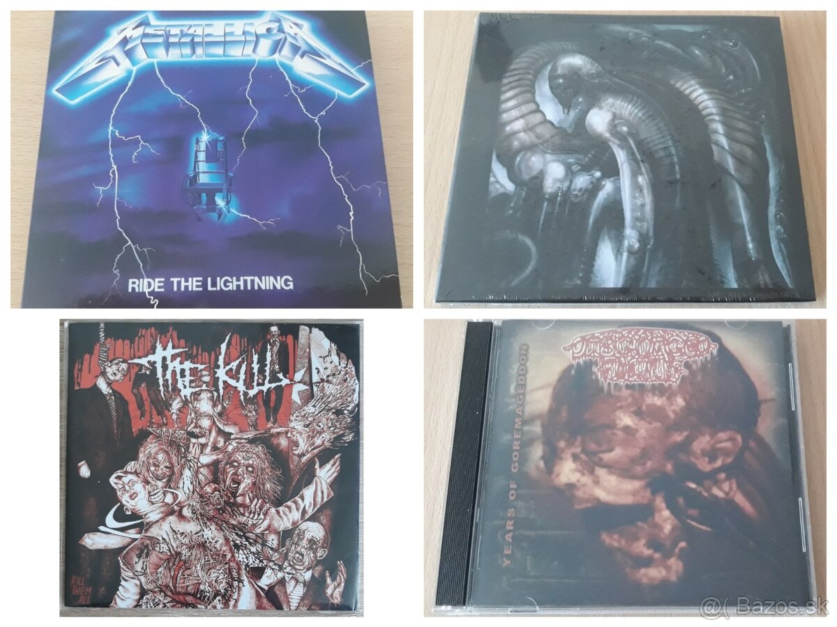 Predaj metalových CD - 2