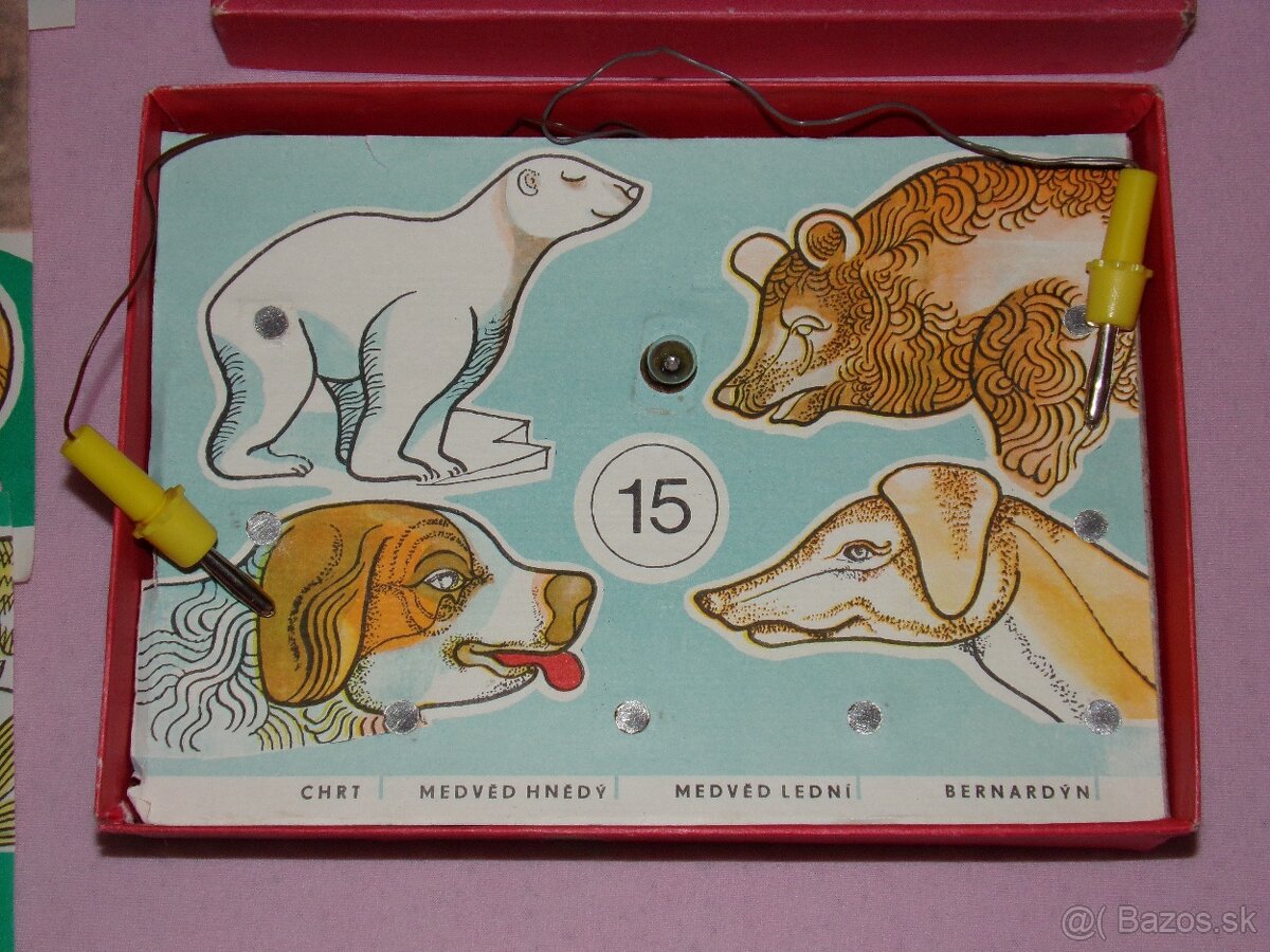 RETRO HRAČKA, HRA - MALÁ ZOOLOGIA 1986 VDI Plzeň - 2