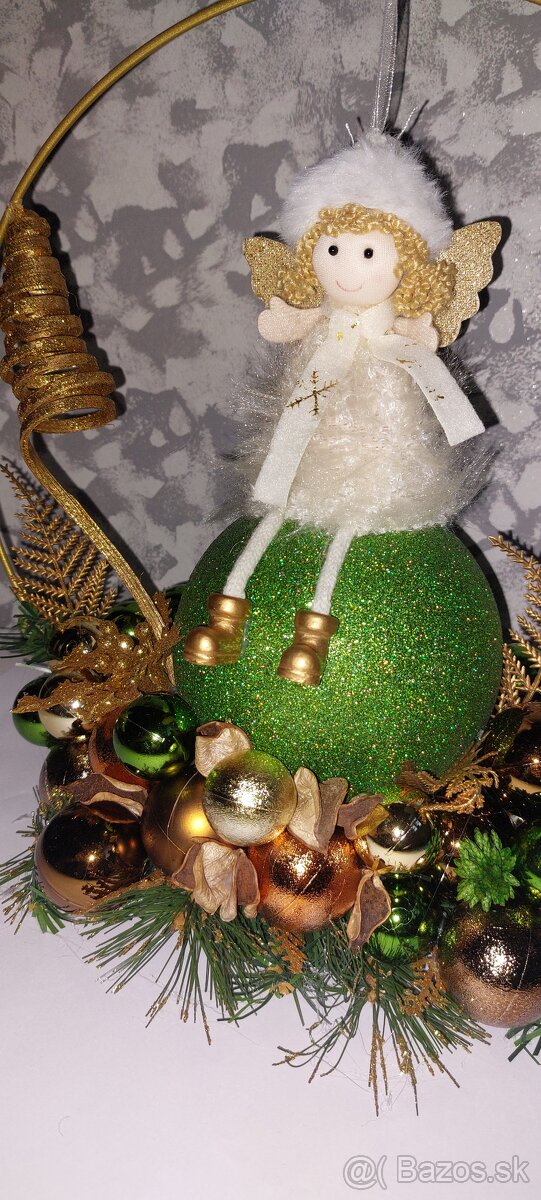 Vianočná dekorácia Anjelik - 2