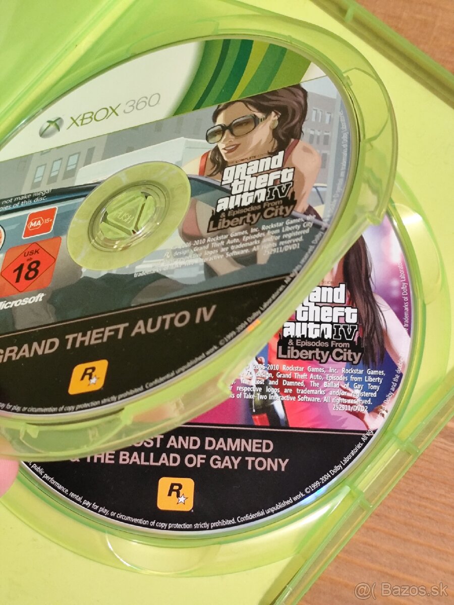 GTA4 + Liberty city Xbox360 (2 hry) - 2
