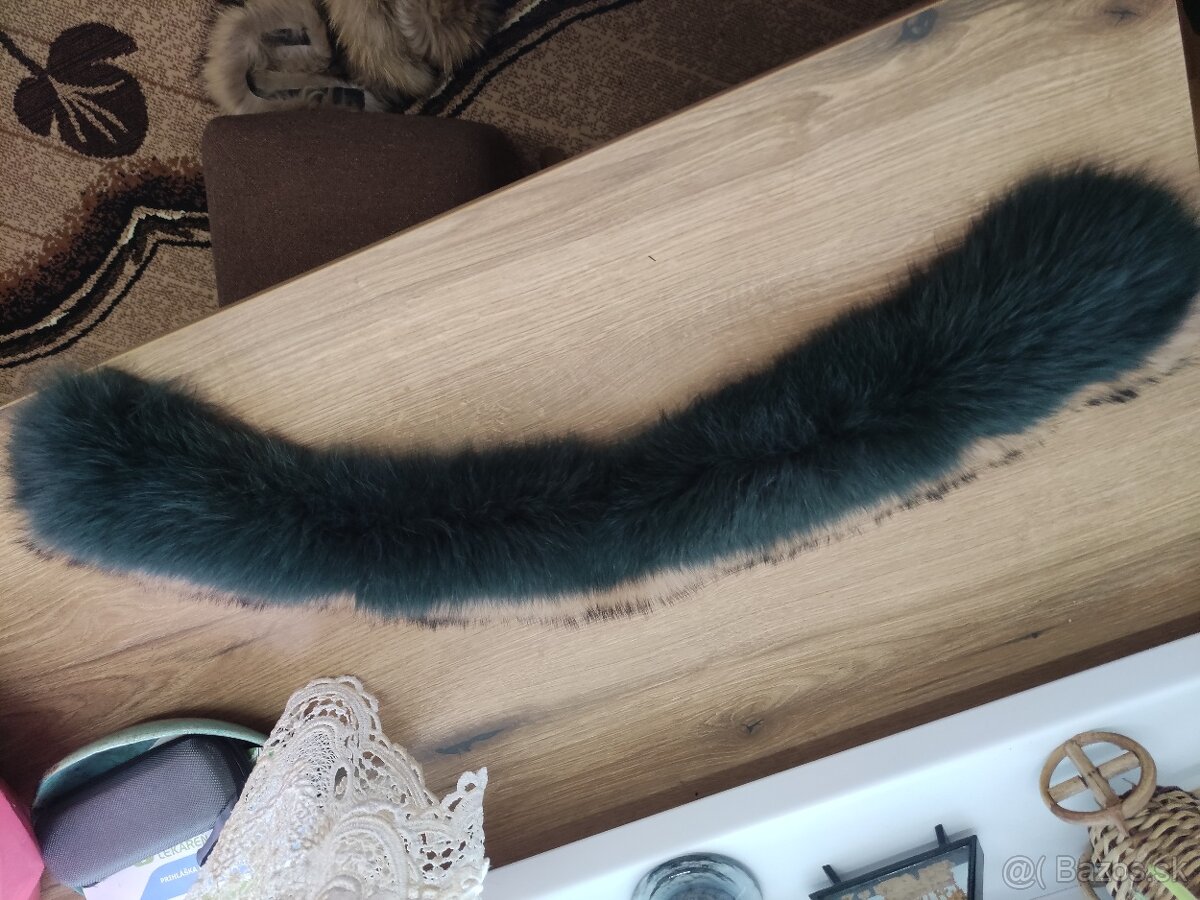 Pravá kozusinka líška... zelená - 2