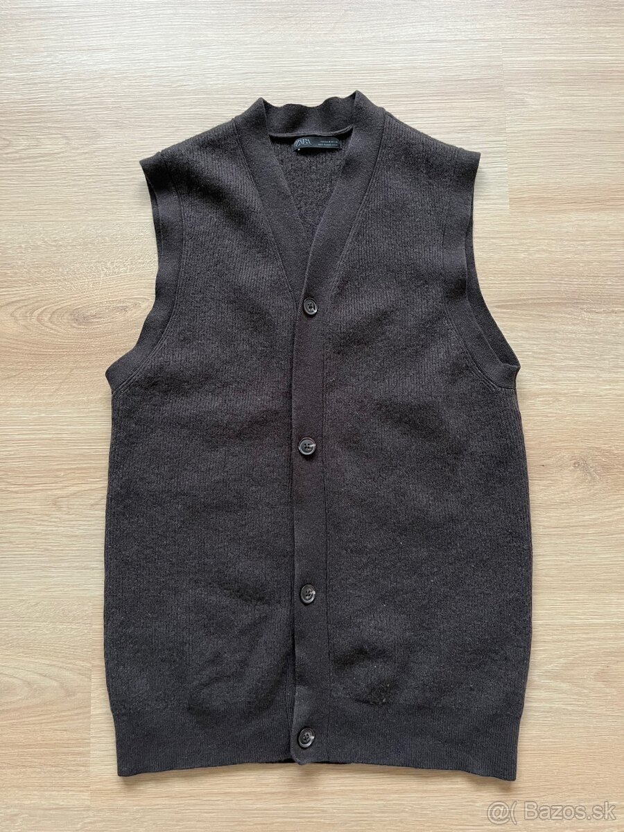 Pánsky sveter vesta Zara veľkosť M - 2