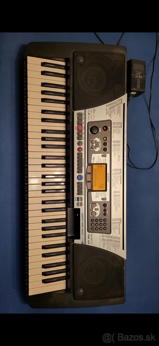 Ymaha PSR-350 - plne funkčné klávesy - 2