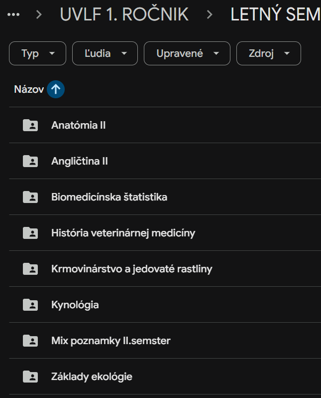 Študijné materiály pre UVLF – 1. ročník (PDF, 20 GB) - 2