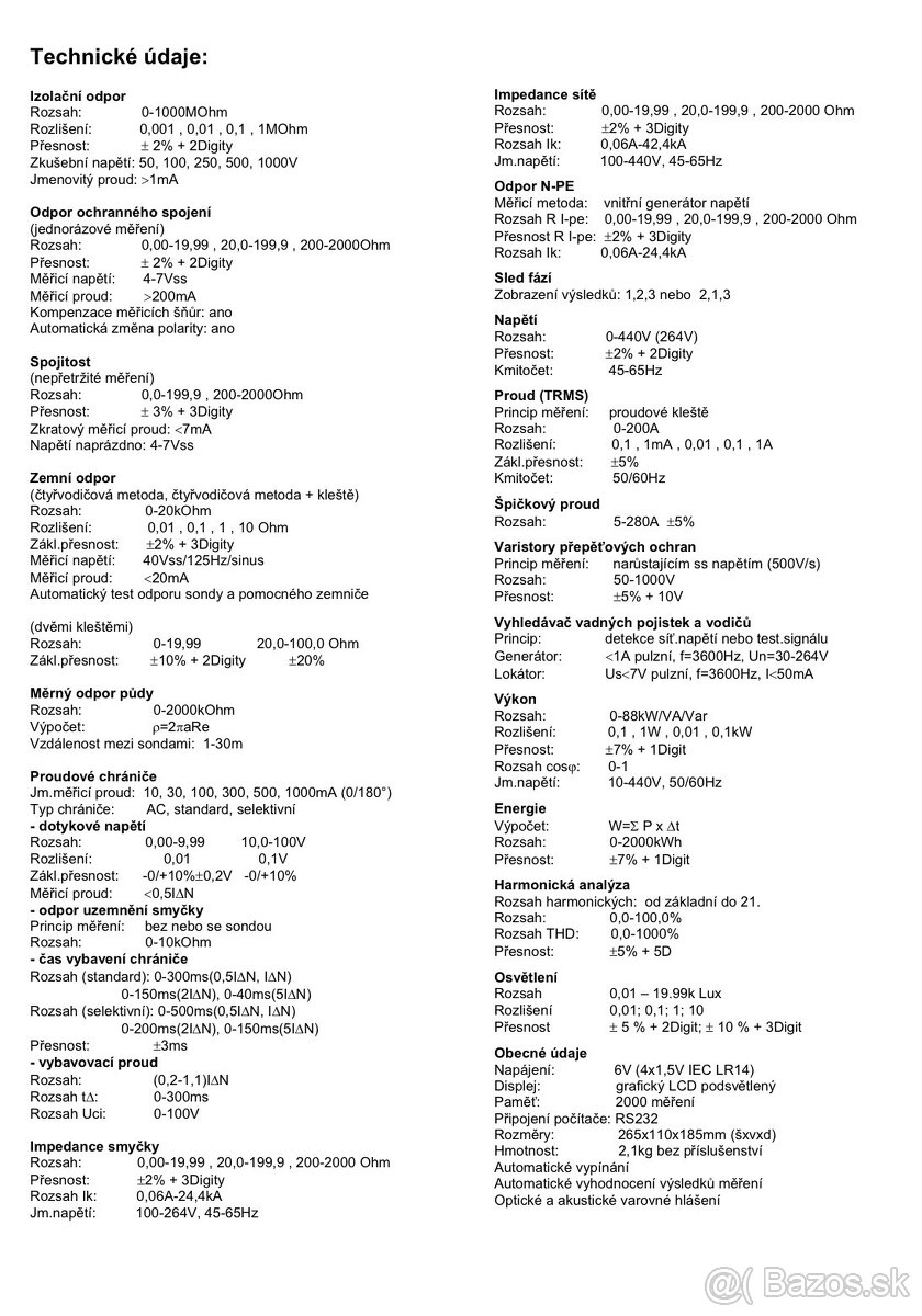 Metrel Eurotest 61557 - 2