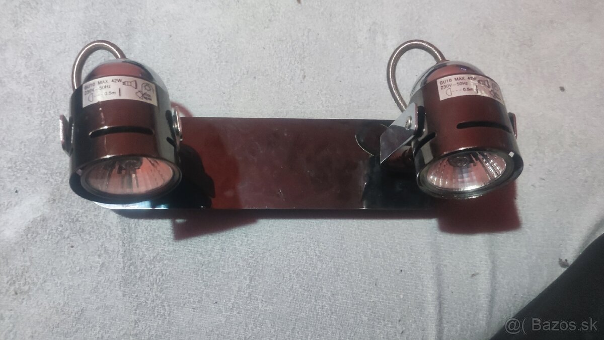 Nástenné bodové svietidlo 2x GU10 - 2
