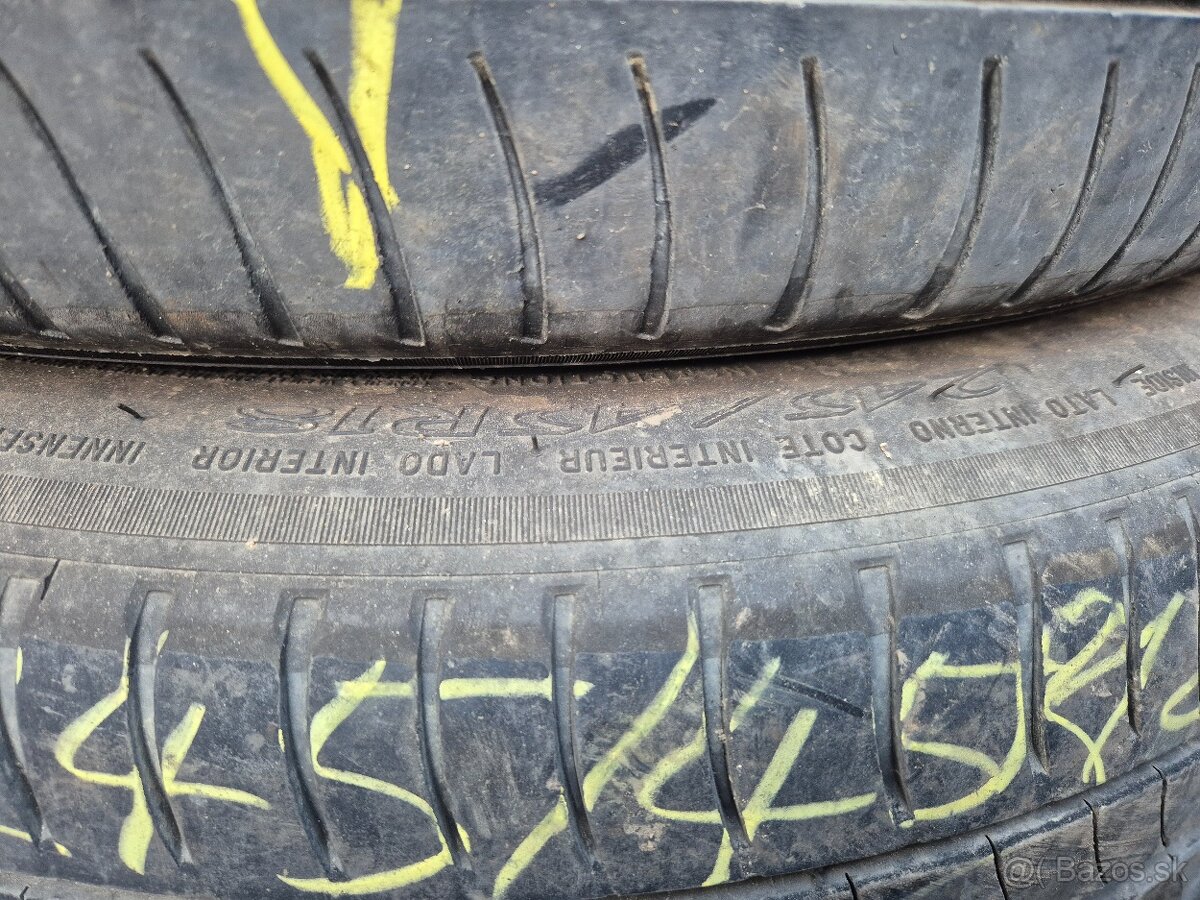 Predam letne pneu 2x245/45R18 RFT Michelin - 2
