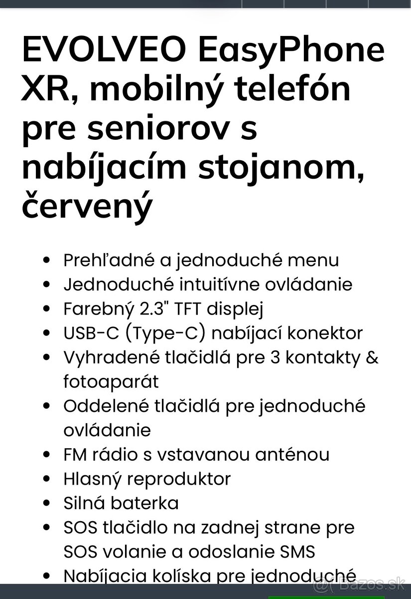 Evolveo, Easy phone - 2