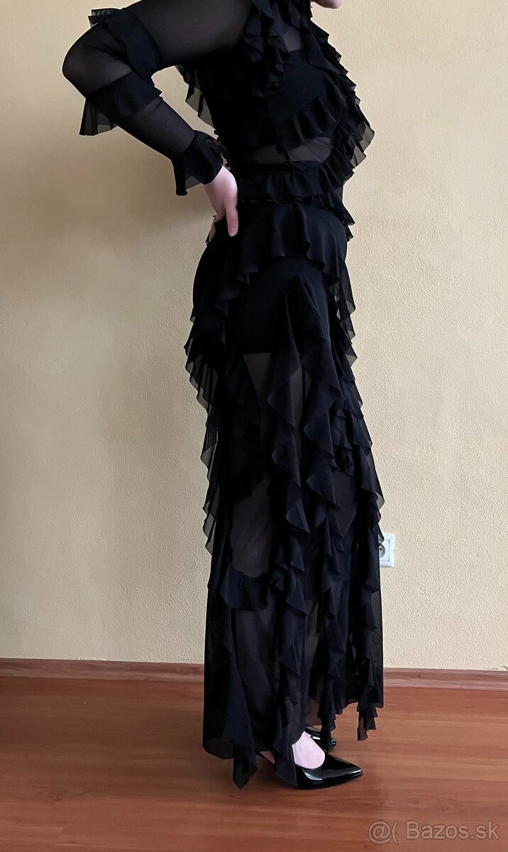 Čierne spoločenské šaty - 2