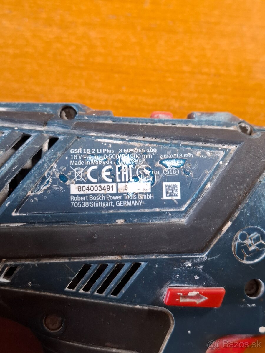 Bosch GSR 18-2-LI Plus aku skrutkovač 18v - 2