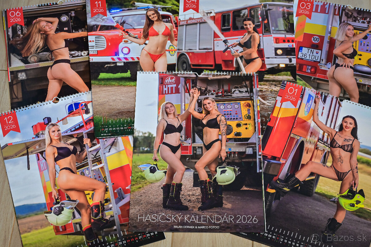 Hasičský kalendár FIREGIRLS 2026 - 2