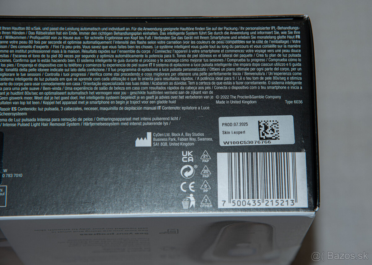 IPL epilátor BRAUN PL7253 - nový kus, záruka 2+3 roky - 2