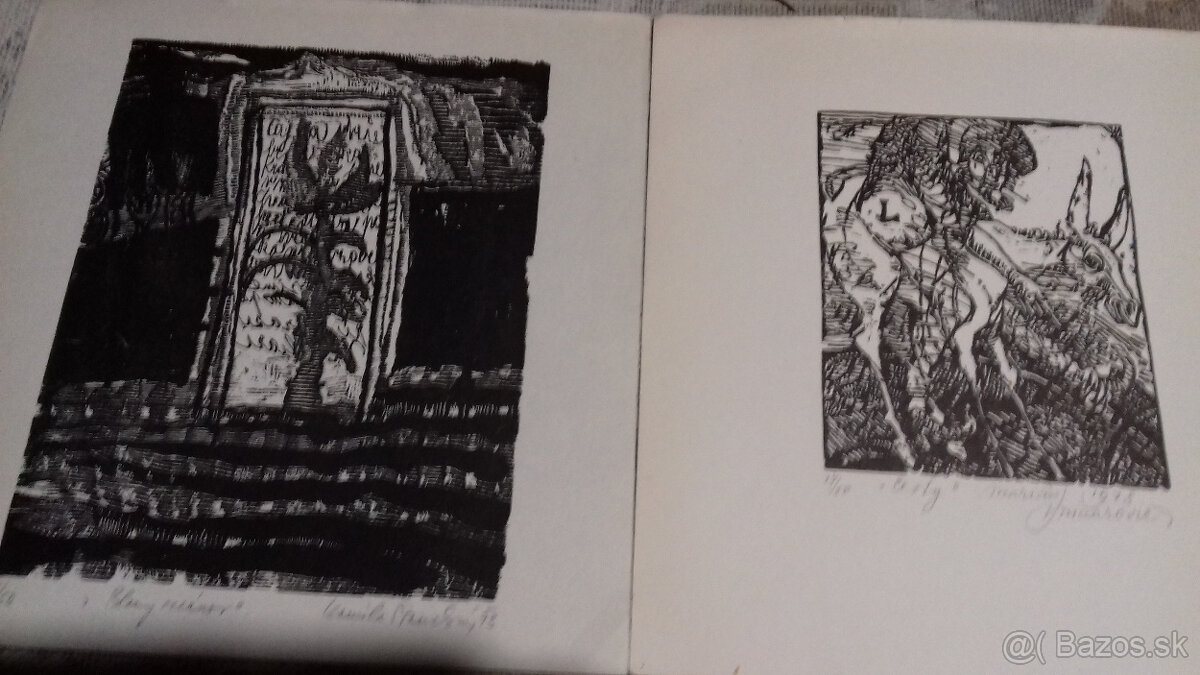 GRAFIKA-Súčasní slovenskí umelci-Kállay,Dusík,Rumansky... - 2