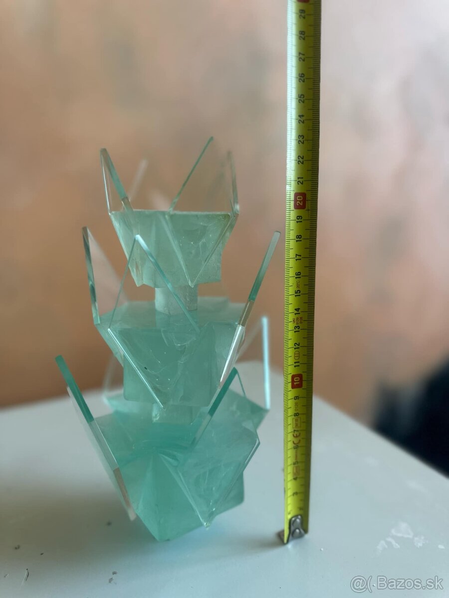 Sklenený svietnik - 2