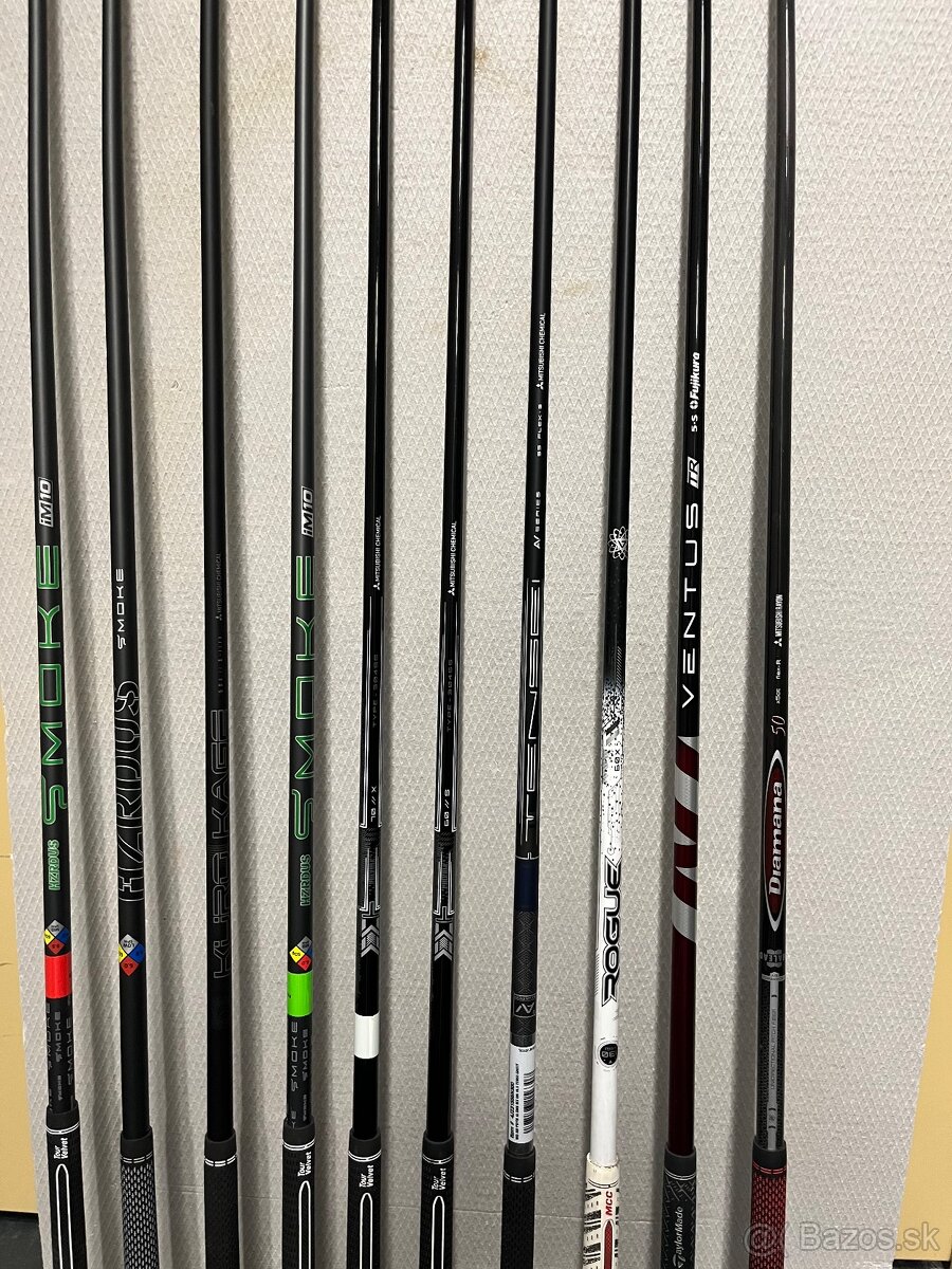 Predam rozne shafty na driver Callaway , Titleist ... - 2