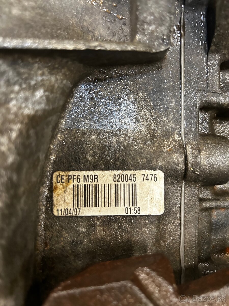 Prevodovka 2.0 m9r Renault trafic - 2
