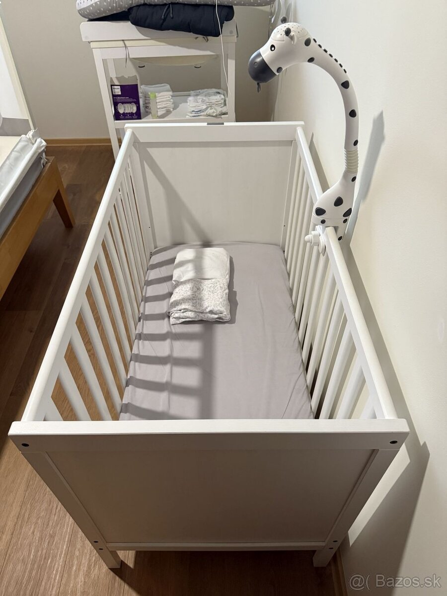 Drevená detská postieľka 120x60 - 2