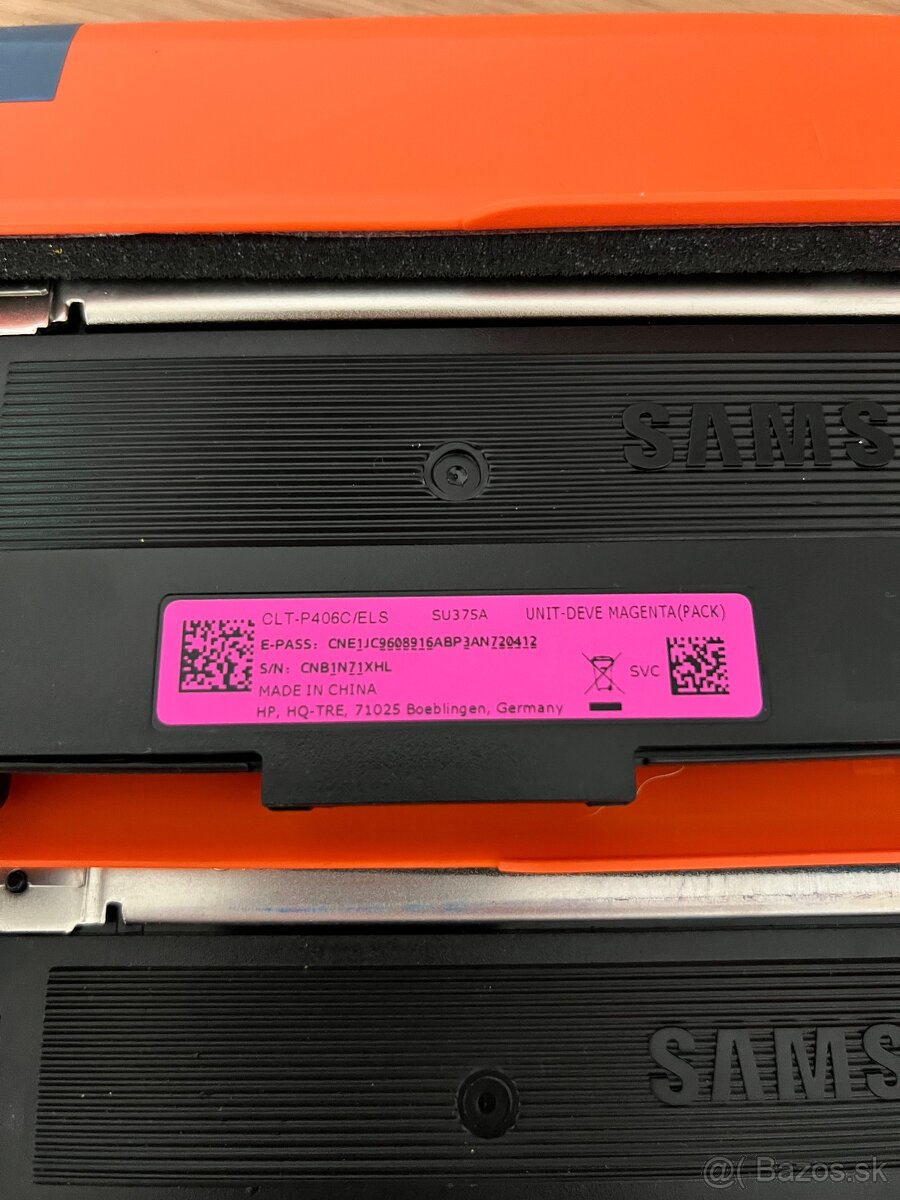 Toner Samsung CLT-P406C, CMYK, štvorbalenie, multipack - 2