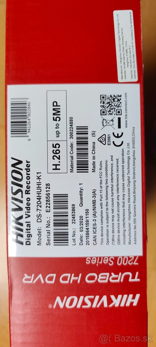 Hikvision DS-7204HUHI-K1 DVR - 2