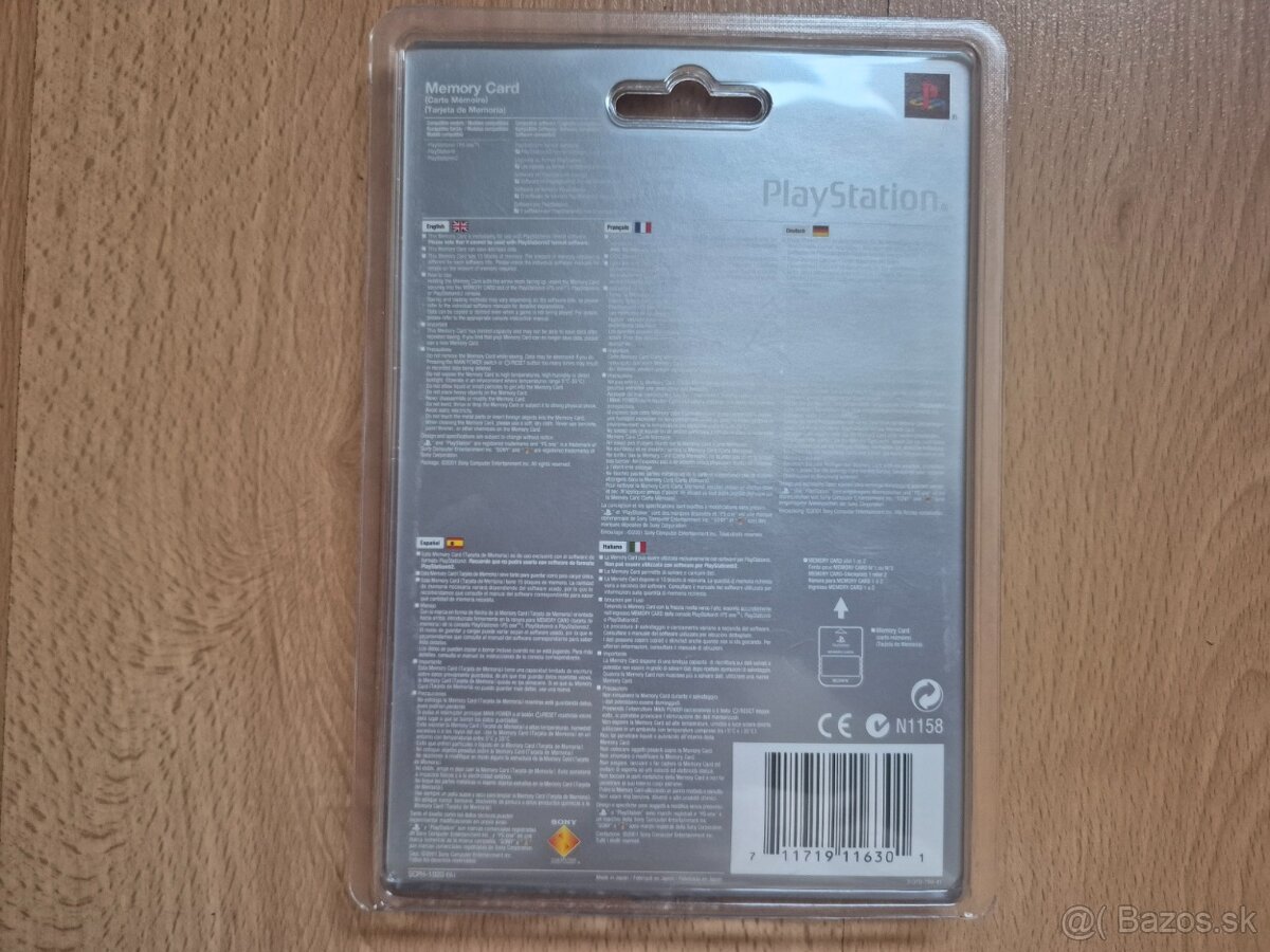 Predám Memory card na PS1 - 2