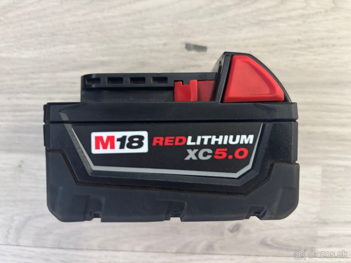 Milwaukee M18 - akumulátory - 2