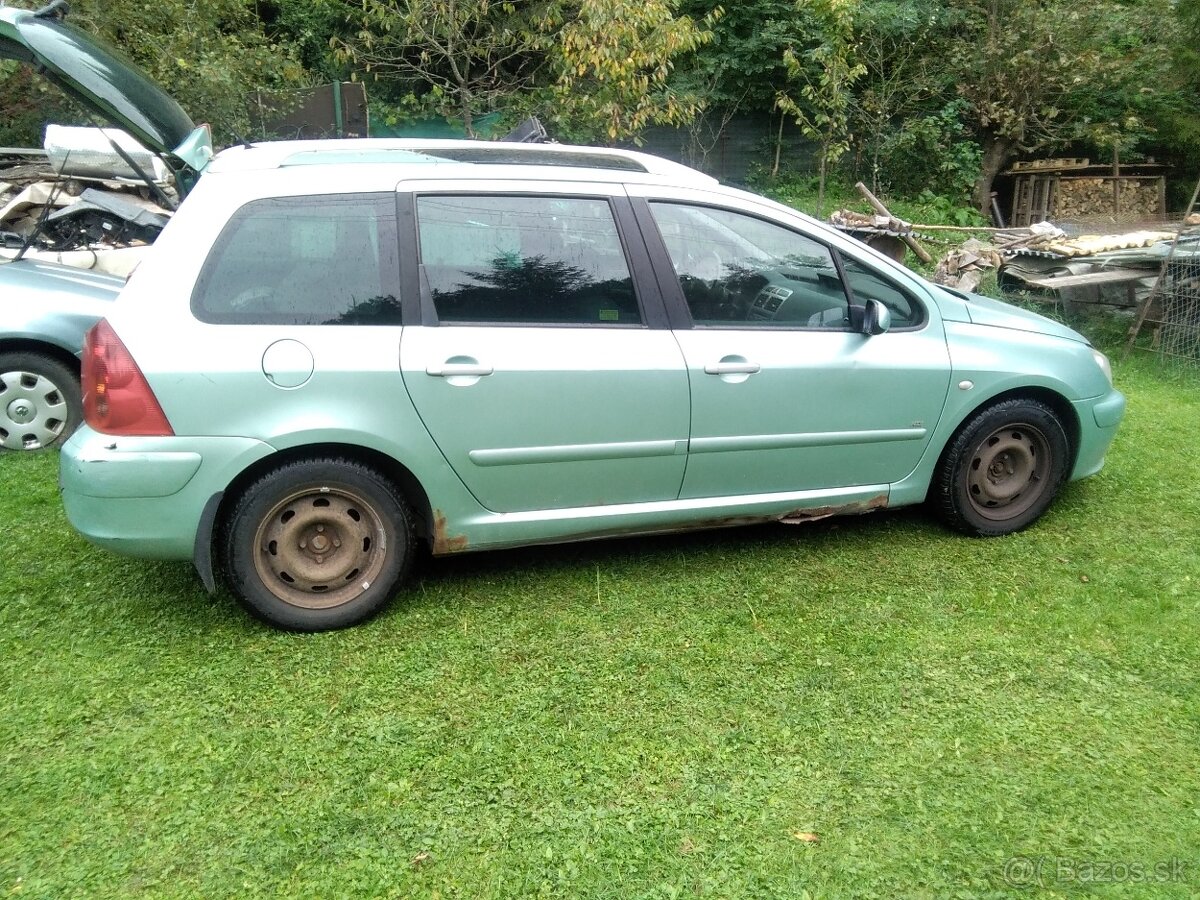 Peugeot 307 sw dvere ľavé predné zadne - 2