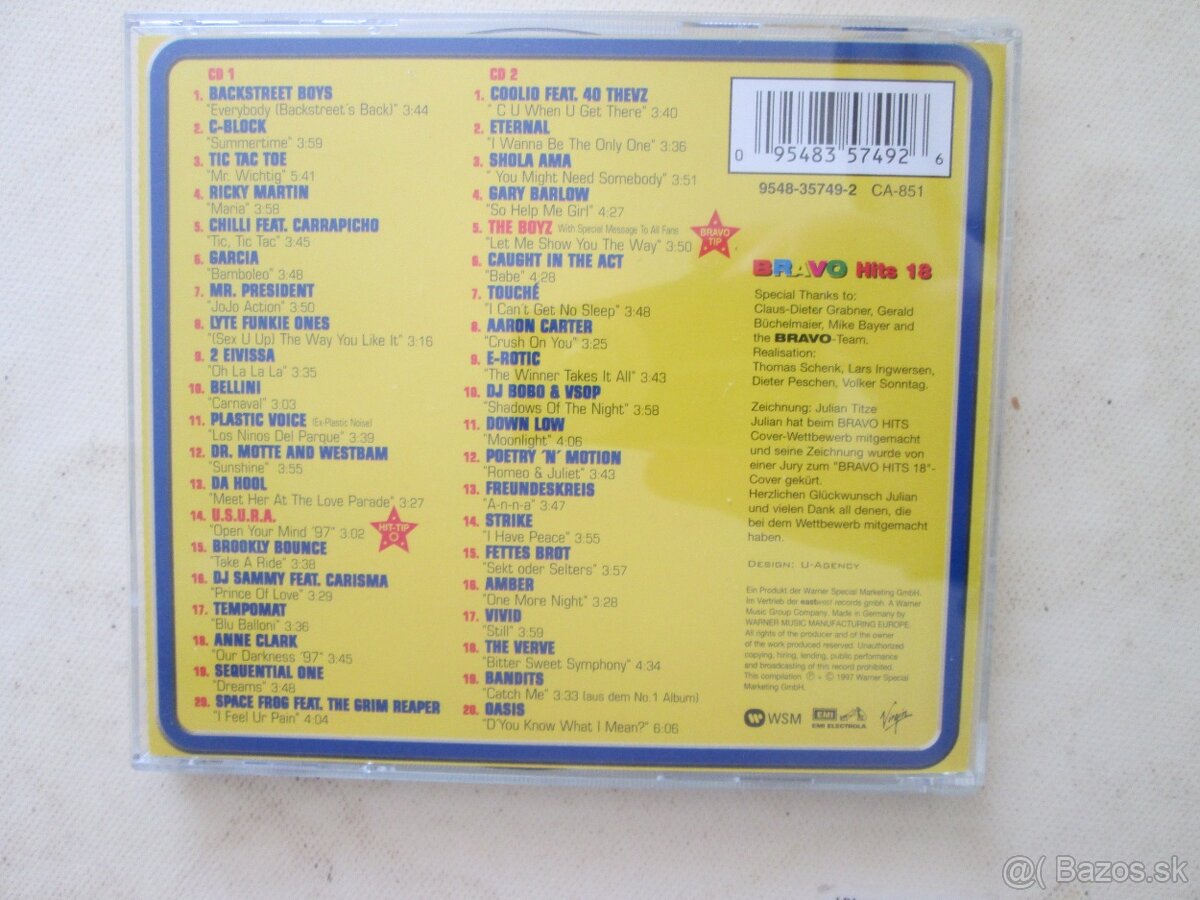 BRAVO HITS vol.18, I am ...HAPPY, SAD, WORKING OUT - 2