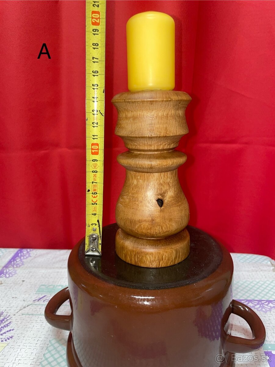 Drevené svietniky - 2