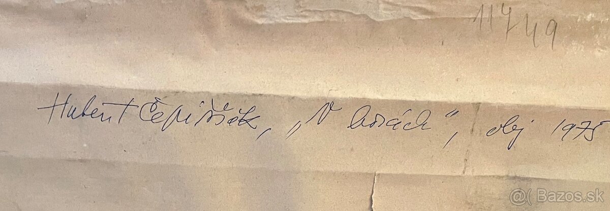 "V horách" olej od Huberta Čepiššáka - 2