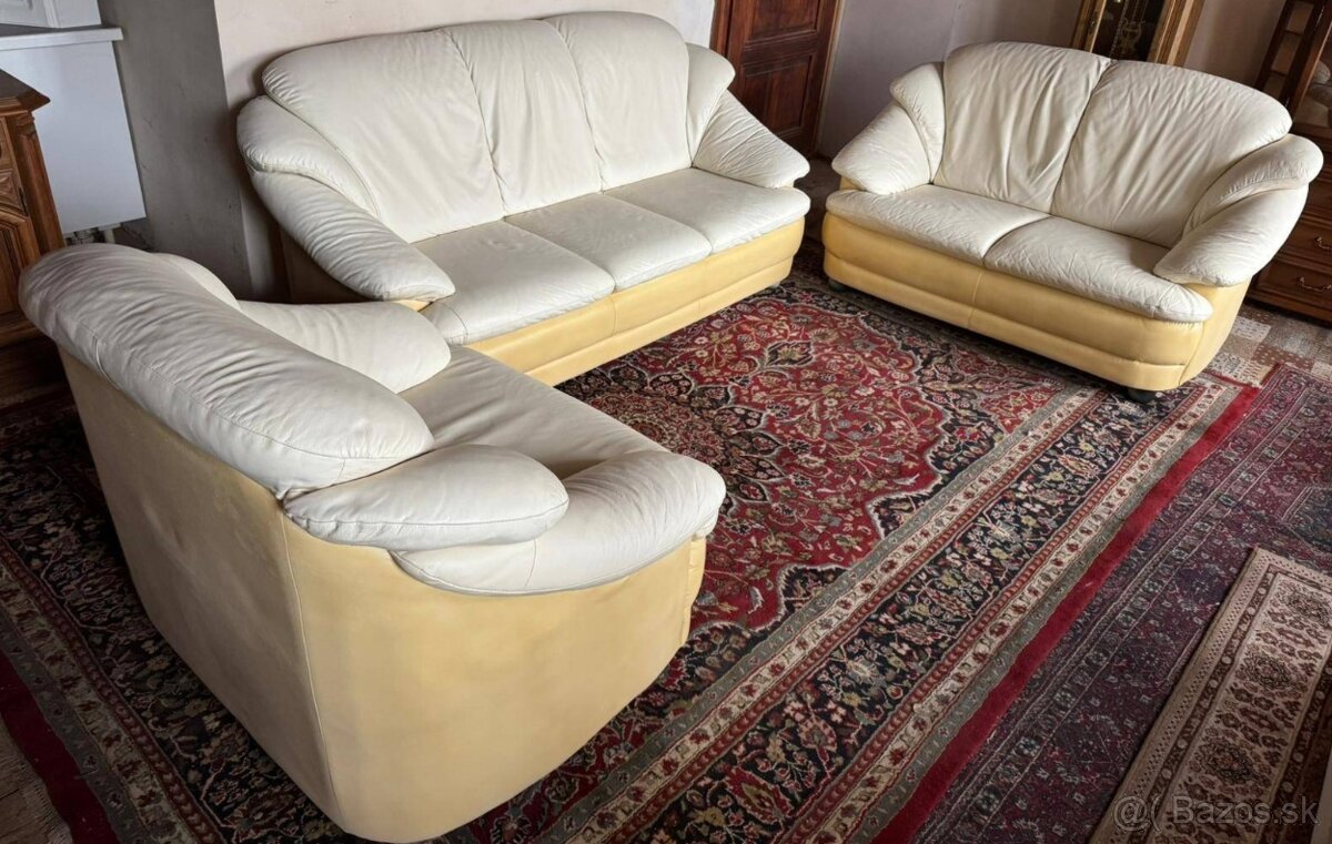 Kožená sedací souprava 3+2+1,5840 - 2