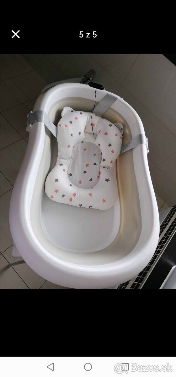 Vanička na kupanie so stohanom a s podlozkou - 2