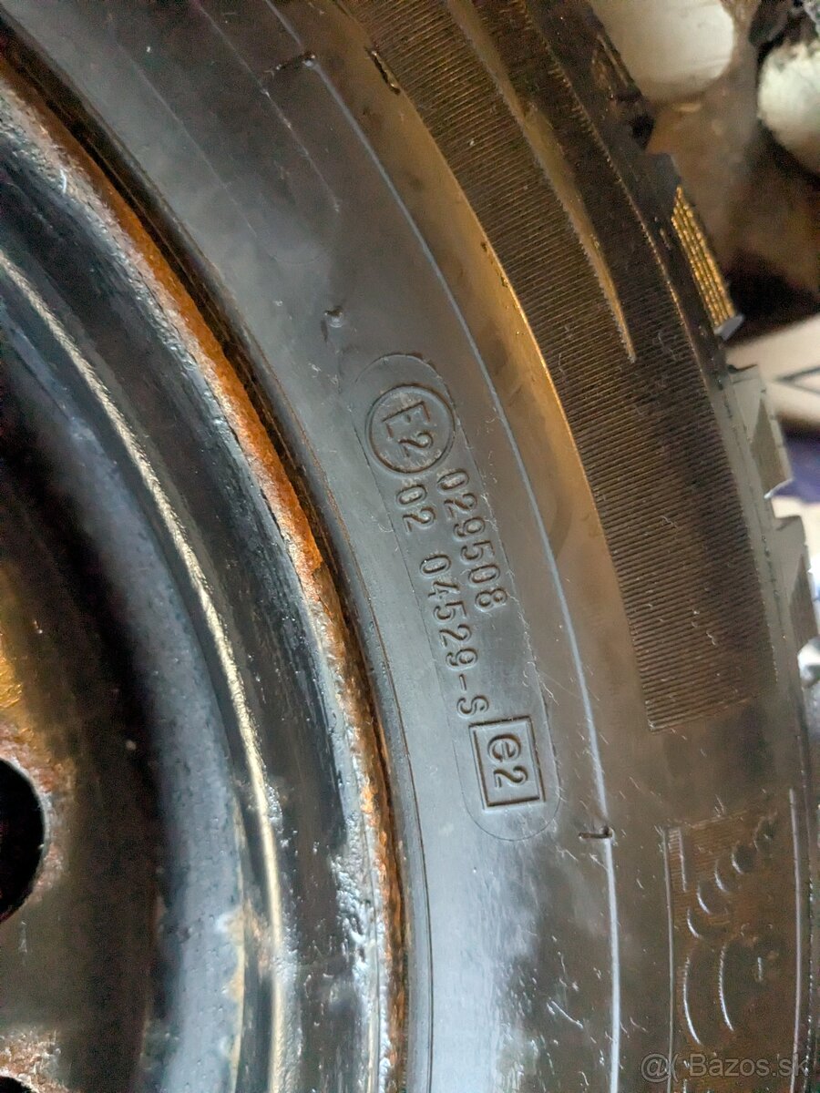 Zimné Pneumatiky 175/65 r14 na diskoch - 2