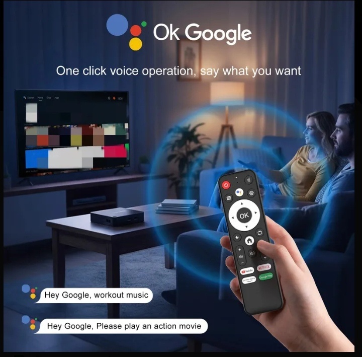 Multimediálne centrum androidtv - 2
