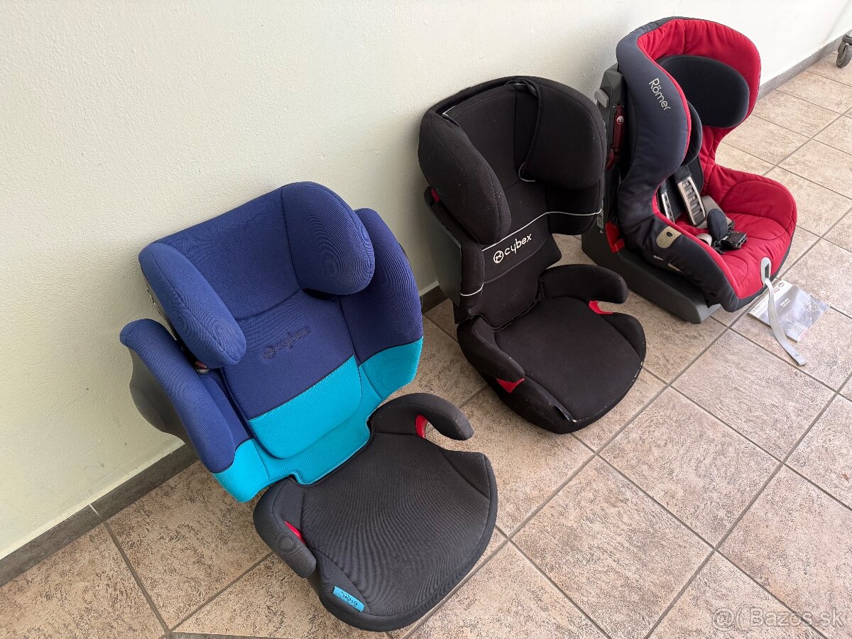 Autosedacka 2x Cybex a 1x Britax/Romer - 2