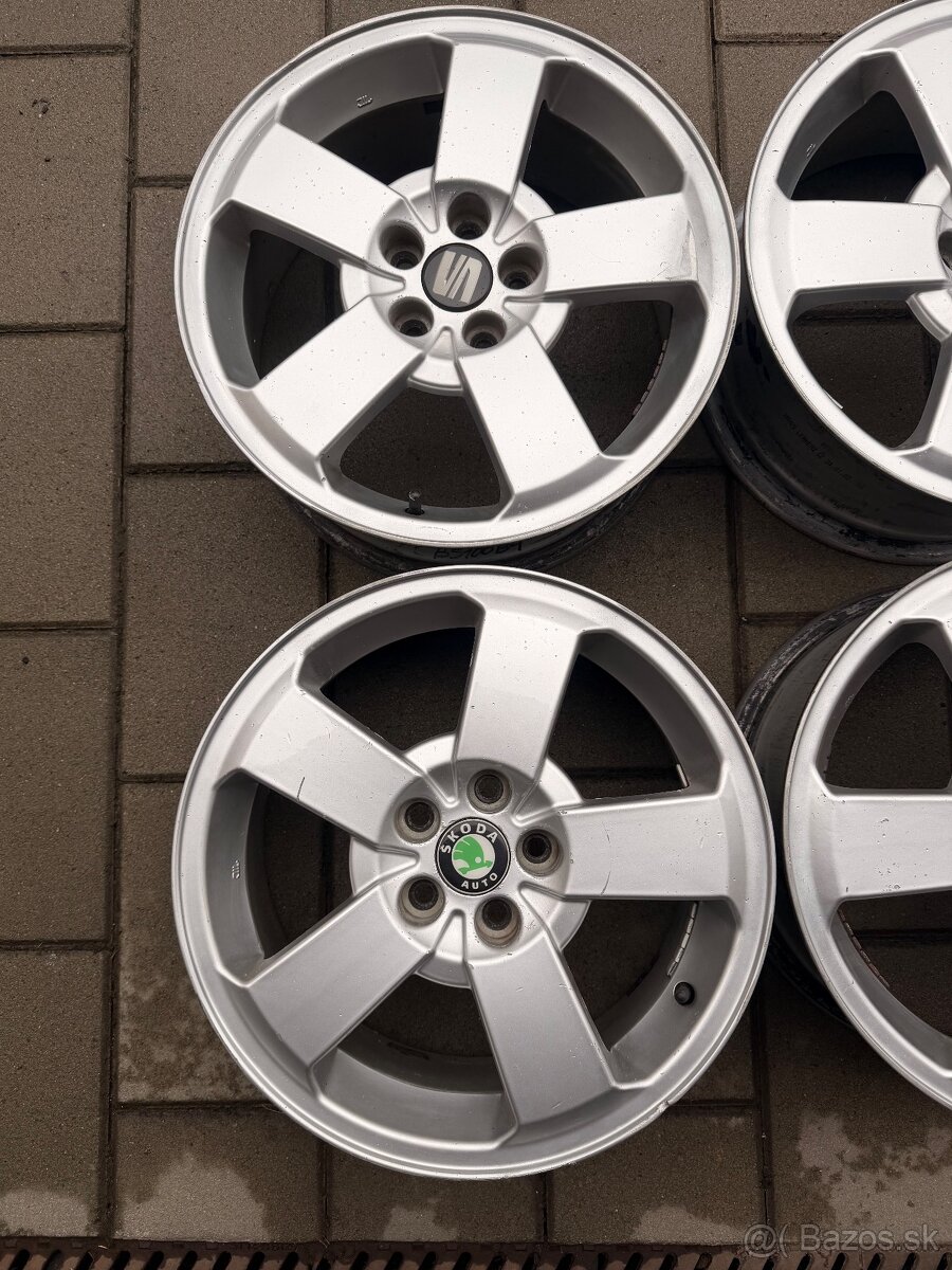 Elektrony Škoda 5x100 r16" - 2
