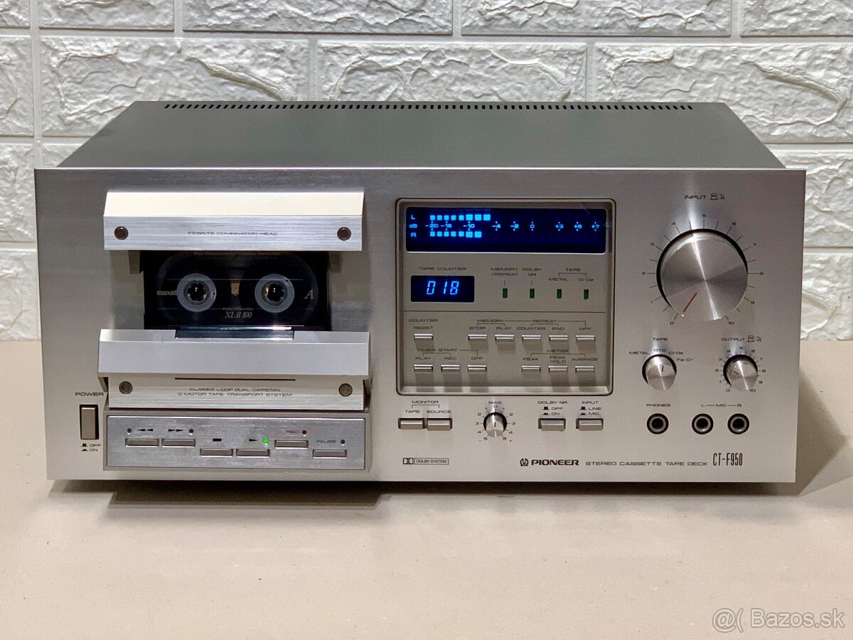 Pioneer CT-F950 …. Kazetový deck “Blue Line séria” - 2