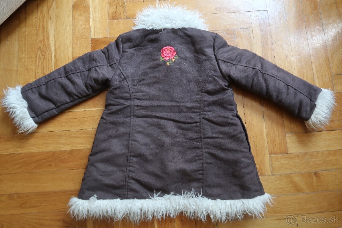 Hnedý kabátik veľkosť 98 - 2