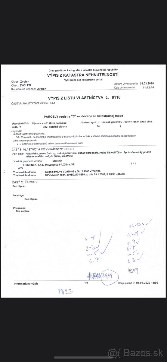 Prenajmem pripadne predam pozemok vo Zvolene 1800m2 - 2