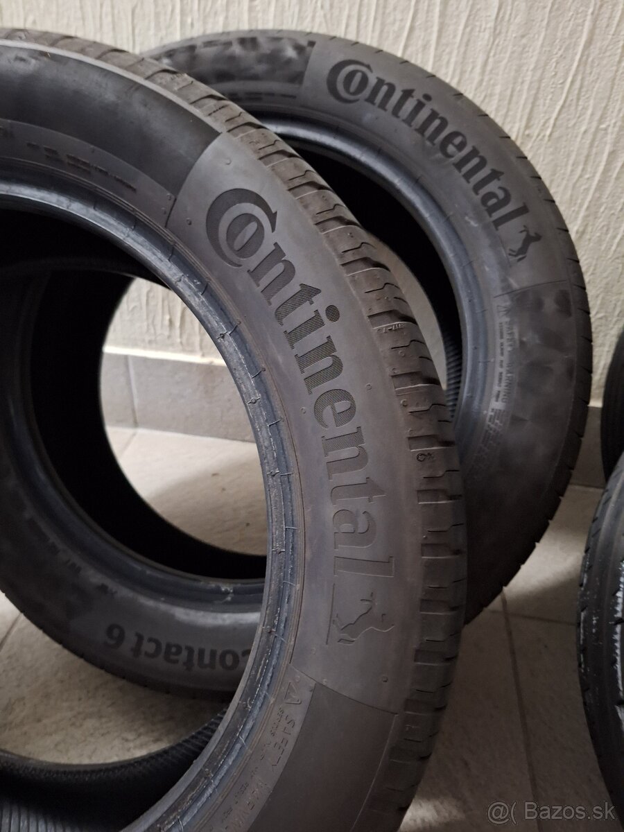 Predám letne pneumatiky 215/55r17 Contimental - 2