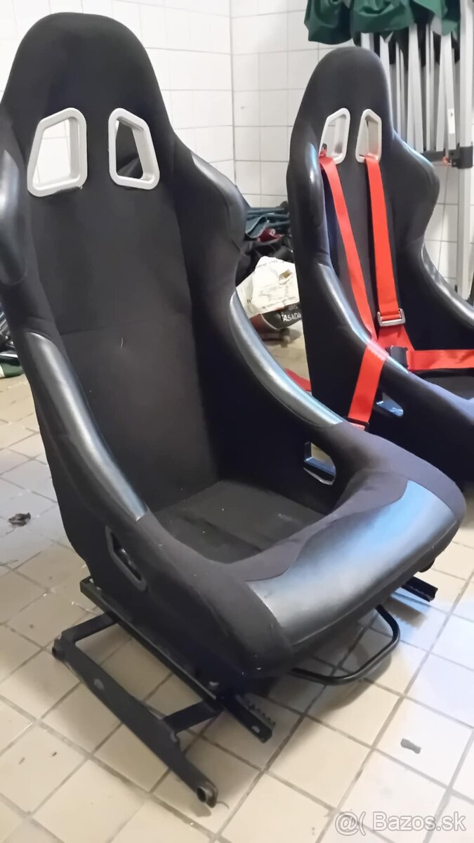 Športová sedačka MONZA RACE PLUS BLACK - 2