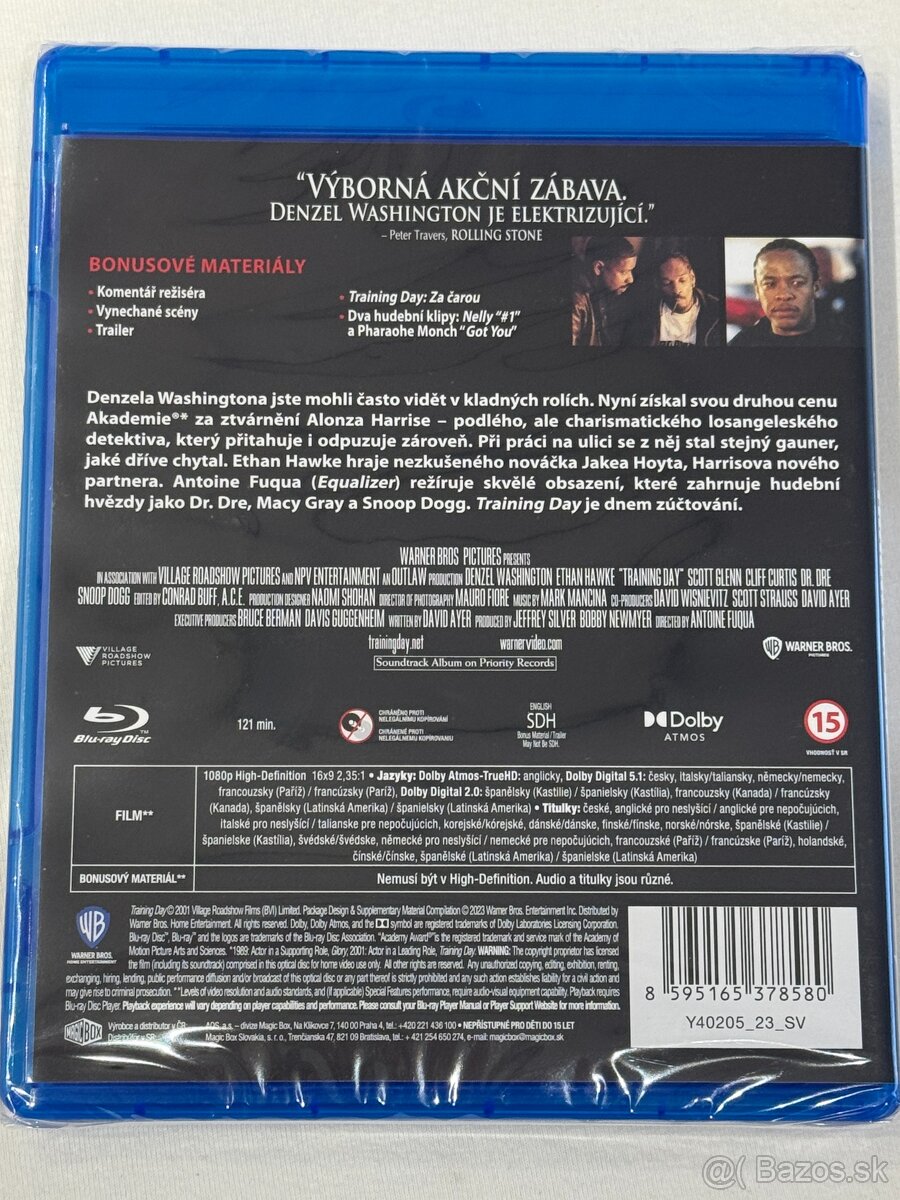 Bluray - Labyrin lží, Training day - nové - 2