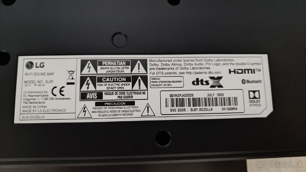 LG soundbar SL8Y+SPK8-S - 2
